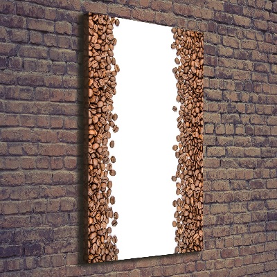 Verticaal schilderij op canvas Koffiebonen