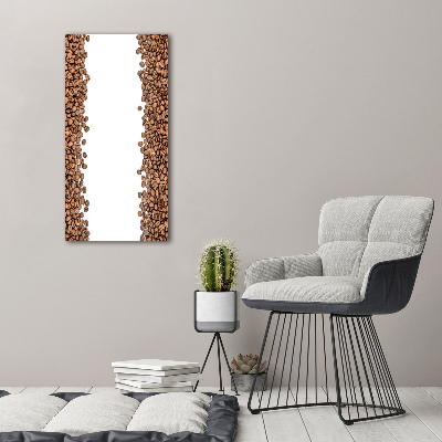Verticaal schilderij op canvas Koffiebonen