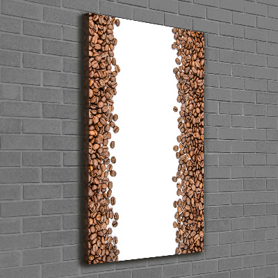 Verticaal schilderij op canvas Koffiebonen