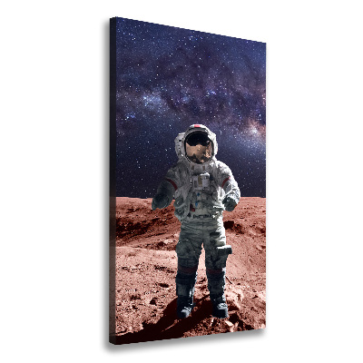 Verticale canvasfoto Astronaut