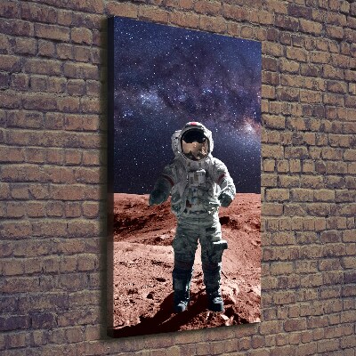 Verticale canvasfoto Astronaut