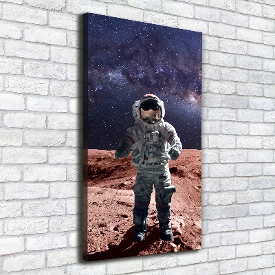 Verticale canvasfoto Astronaut
