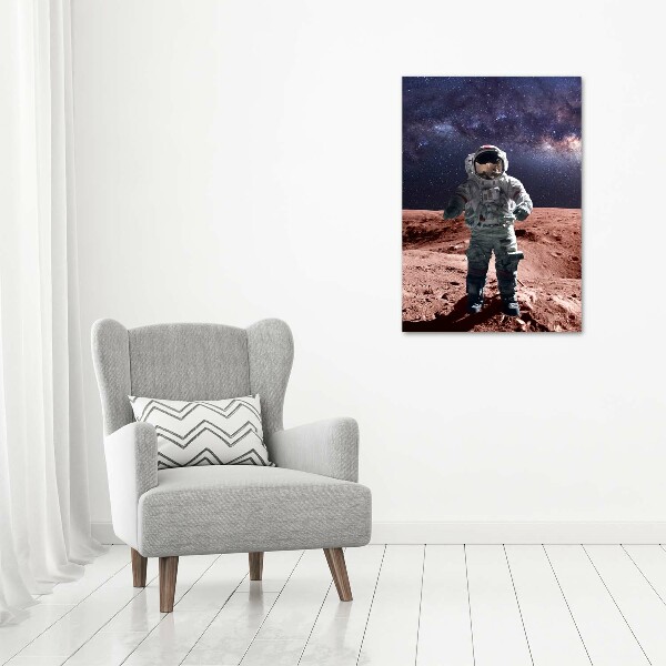 Verticale canvasfoto Astronaut