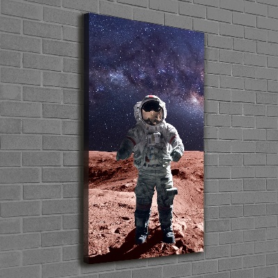 Verticale canvasfoto Astronaut