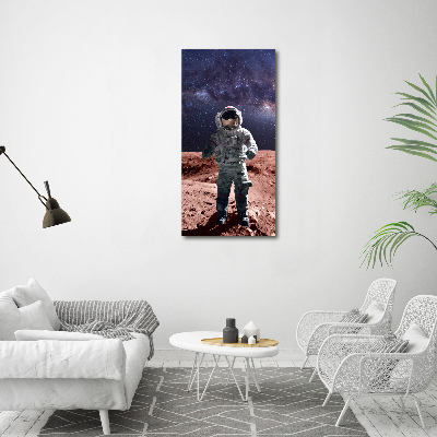 Verticale canvasfoto Astronaut