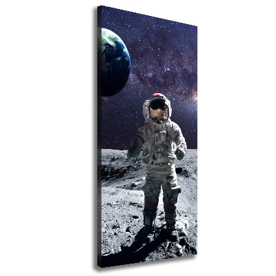 Verticaal canvasschilderij Astronaut
