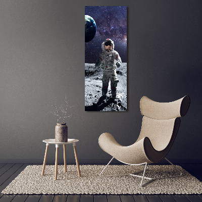 Verticaal canvasschilderij Astronaut