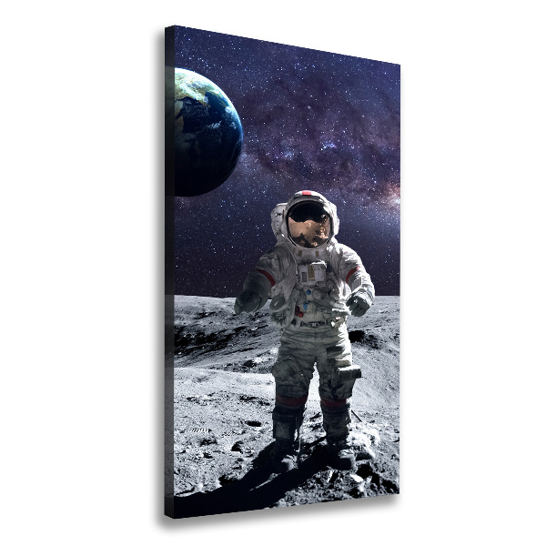 Verticaal canvasschilderij Astronaut