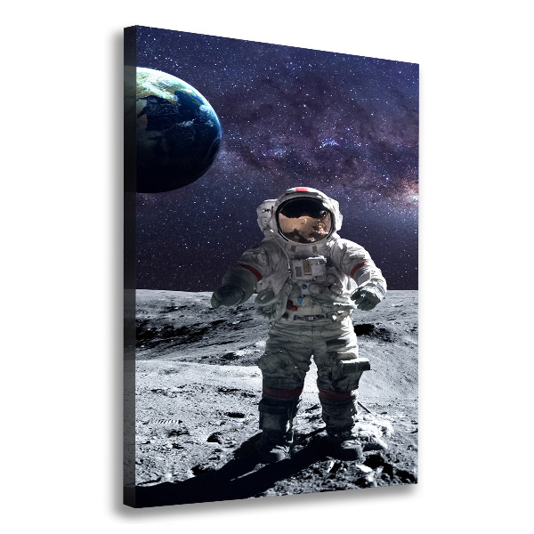 Verticaal canvasschilderij Astronaut