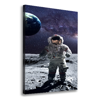 Verticaal canvasschilderij Astronaut