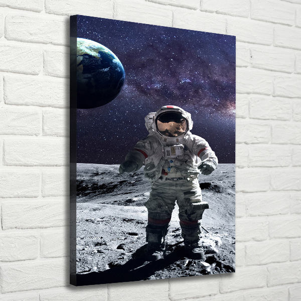 Verticaal canvasschilderij Astronaut