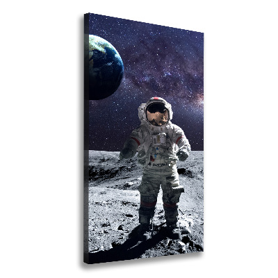 Verticaal canvasschilderij Astronaut