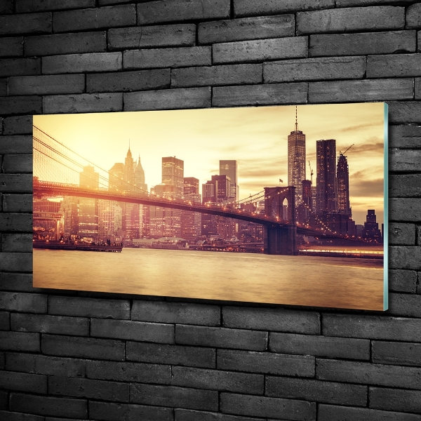 Foto obraz szklany Manhattan Nowy Jork