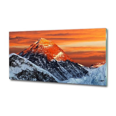 Schilderij op glas Everesttop