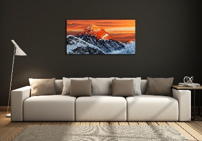 Schilderij op glas Everesttop