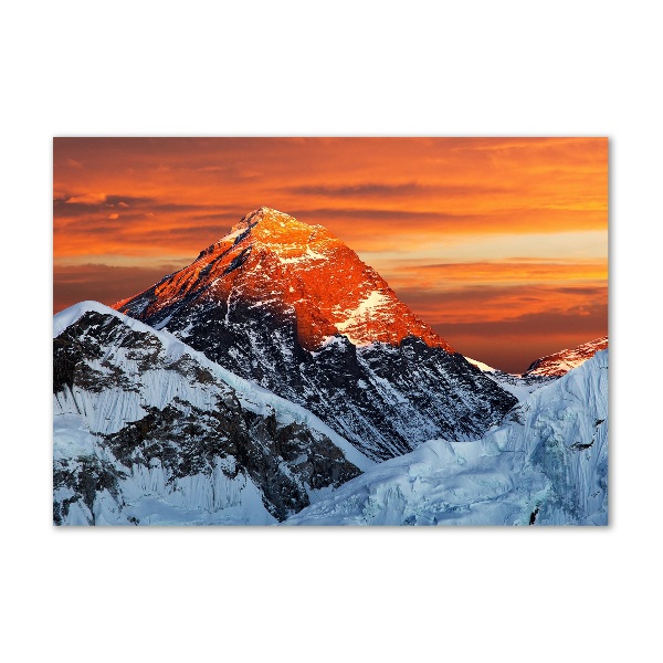 Schilderij op glas Everesttop