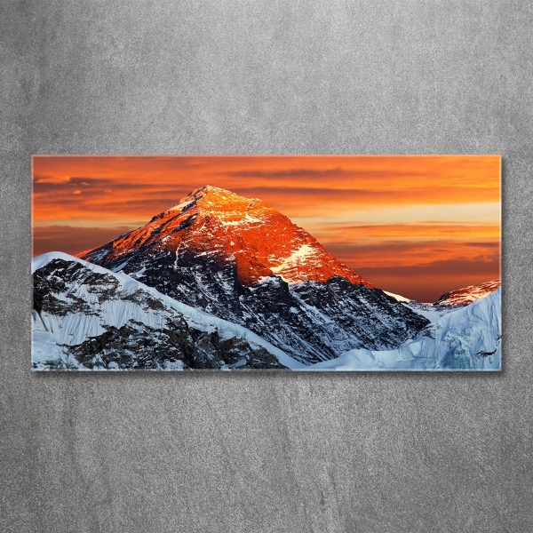 Schilderij op glas Everesttop
