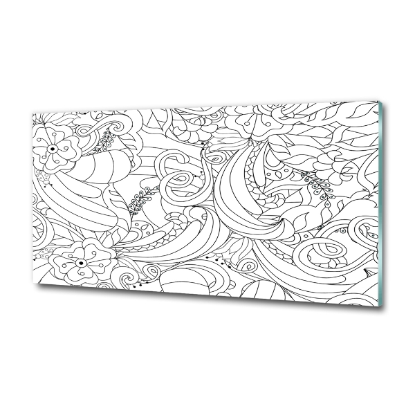 Schilderij op glas Ornamenten