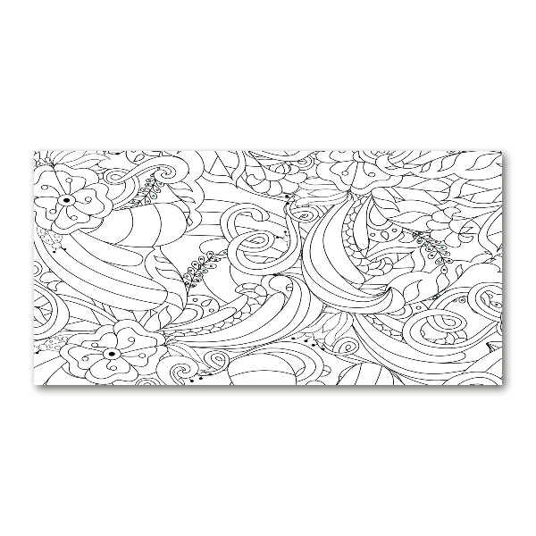 Schilderij op glas Ornamenten