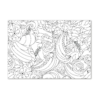 Schilderij op glas Ornamenten