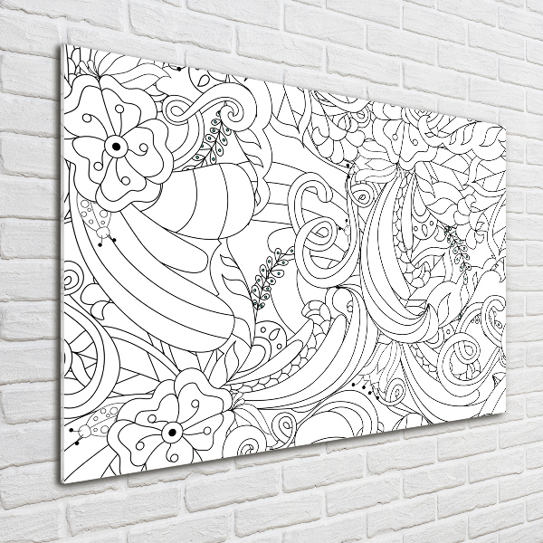 Foto obraz szkło hartowane Ornamenty