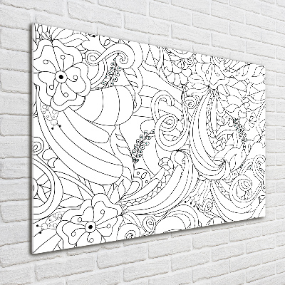 Foto obraz szkło hartowane Ornamenty