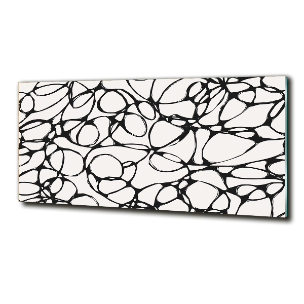 Foto schilderij op glas Chaotische cirkels