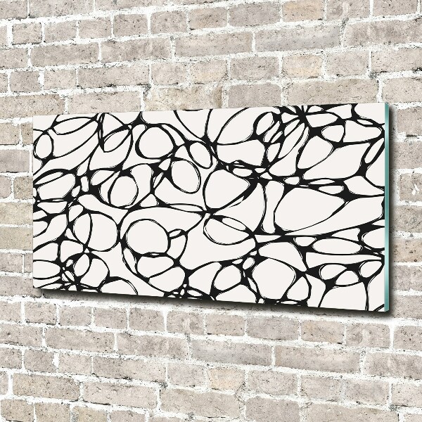 Foto-obraz szklany Chaotyczne kółka