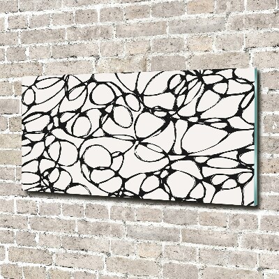 Foto-obraz szklany Chaotyczne kółka