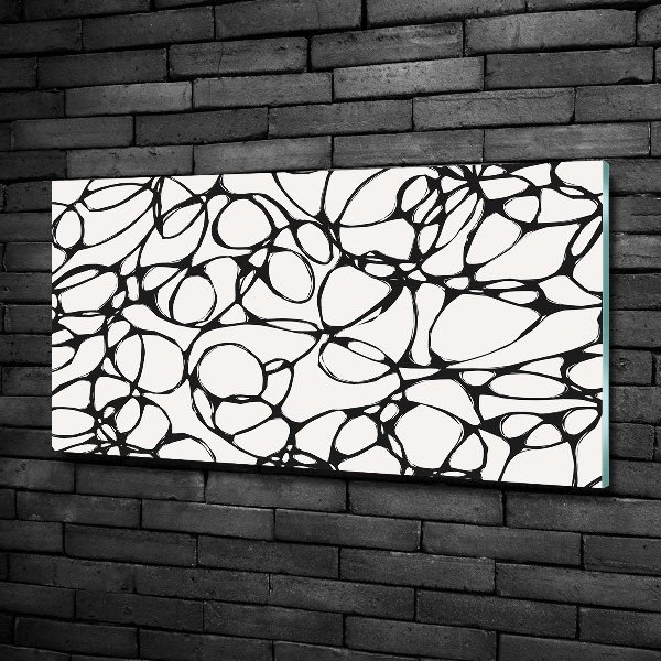 Foto-obraz szklany Chaotyczne kółka