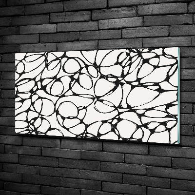 Foto-obraz szklany Chaotyczne kółka