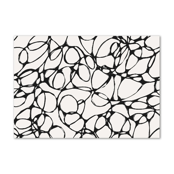 Foto schilderij op glas Chaotische cirkels