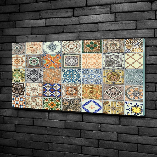 Foto-obraz szklany Ceramiczne płytki