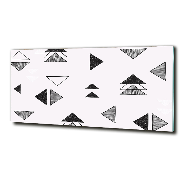 Foto-obraz szkło hartowane Trójkąty tło