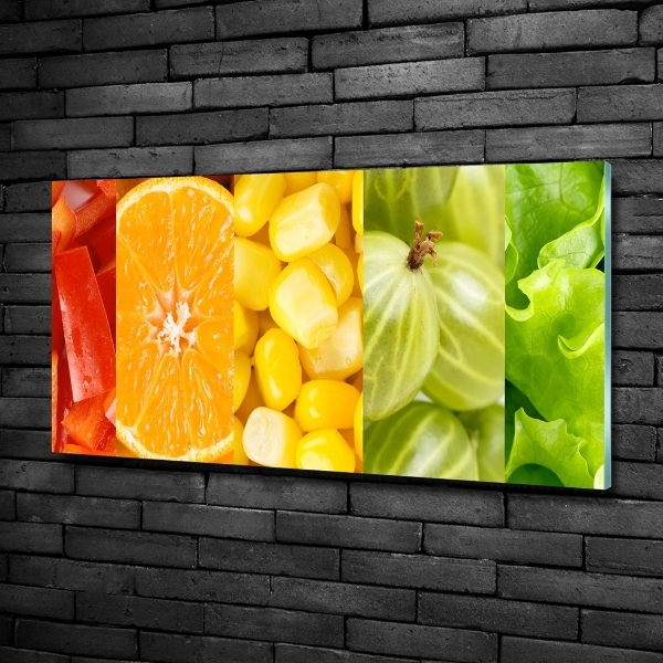Schilderij op glas Fruit en groenten