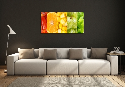 Schilderij op glas Fruit en groenten