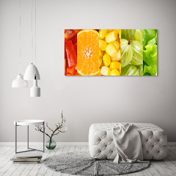 Schilderij op glas Fruit en groenten