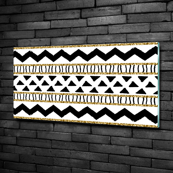 Glazen schilderij Etnische achtergrond