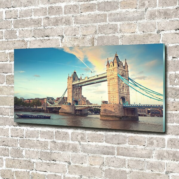 Foto schilderij op glas Tower Bridge Londen