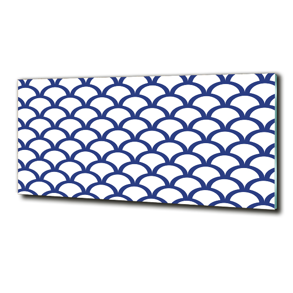 Glazen schilderij Nautische achtergrond