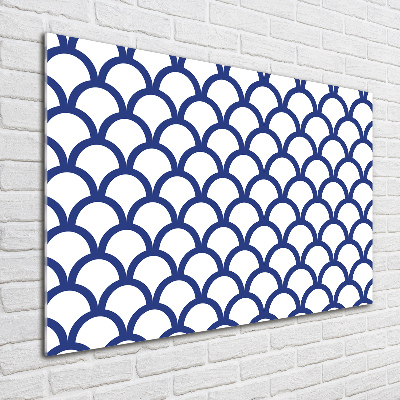 Glazen schilderij Nautische achtergrond