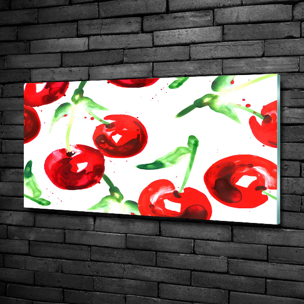 Schilderij op glas Kersen