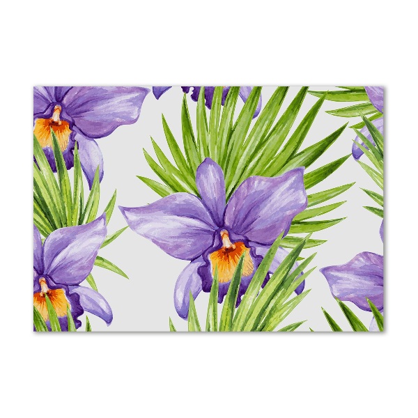 Foto obraz szkło hartowane Orchidea