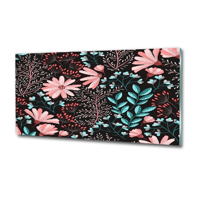 Schilderij op glas Lentebloemen