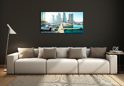 Foto schilderij op glas Dubai Marina