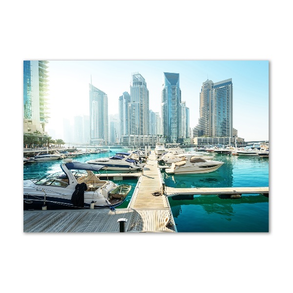 Foto schilderij op glas Dubai Marina