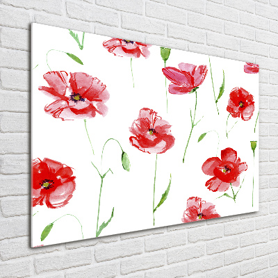 Foto obraz zdjęcie szkło hartowane Maki