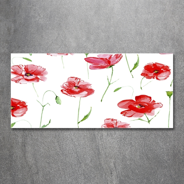 Foto obraz zdjęcie szkło hartowane Maki