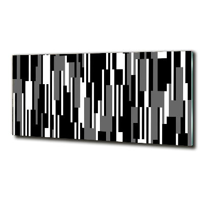 Foto-obraz szklany Czarno-białe linie