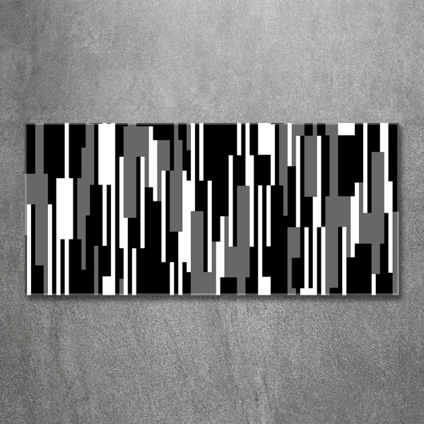Foto-obraz szklany Czarno-białe linie